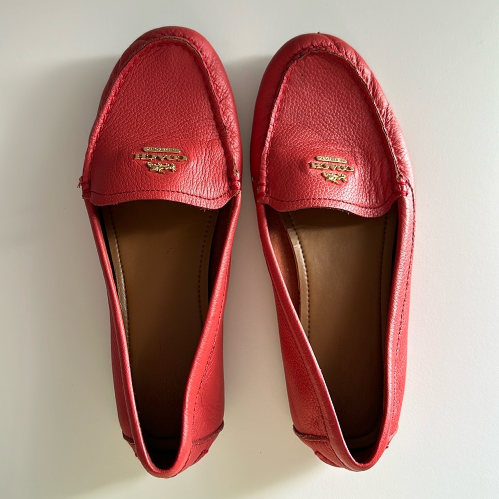 Coach women’s size 7 leather loafers